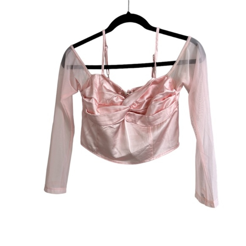 Pink Princess Polly Crop Top